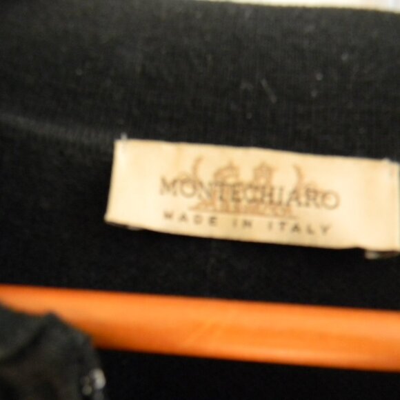 Mens Montechiaro 1\4 Zip Wool\Acrylic Blend Sweater Size 48 Italy - Picture 3 of 5